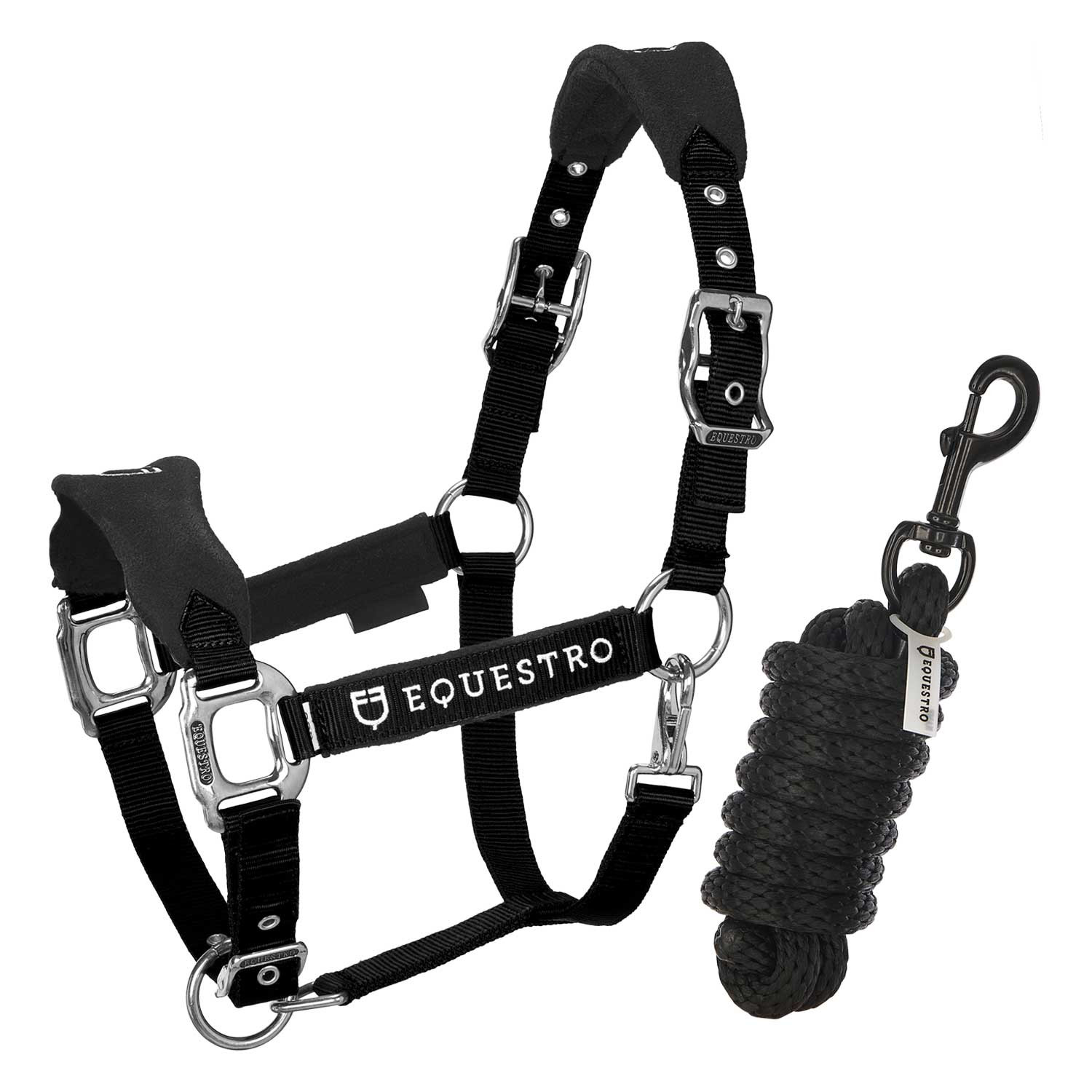 Equestro Fleece Halter With Lead