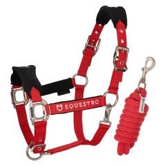 Equestro Fleece Halter With Lead