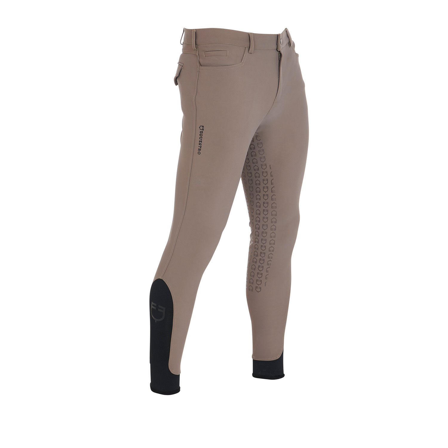 Equestro Men's Slim fit Full Grip Breeches
