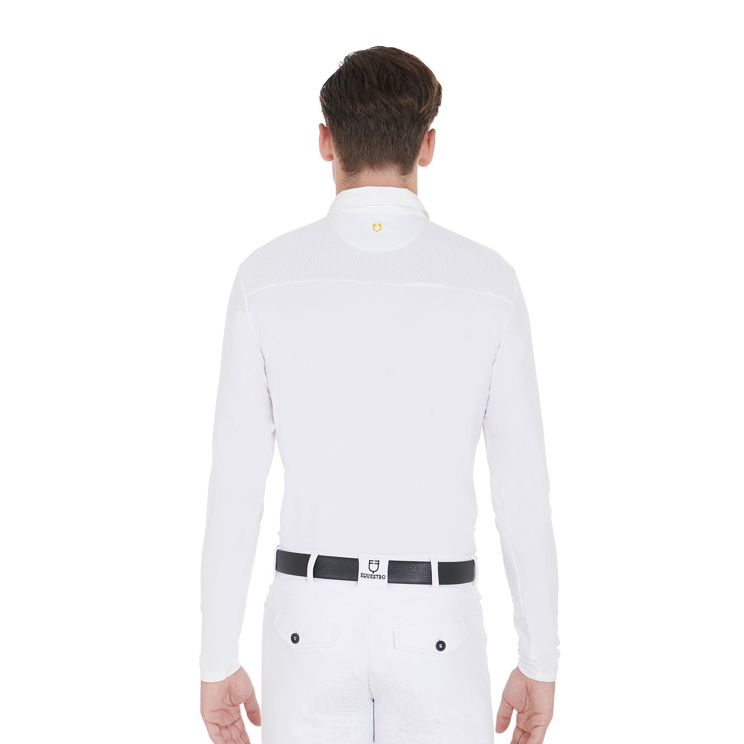 Men's long Sleeve Competition Polo - Equestro