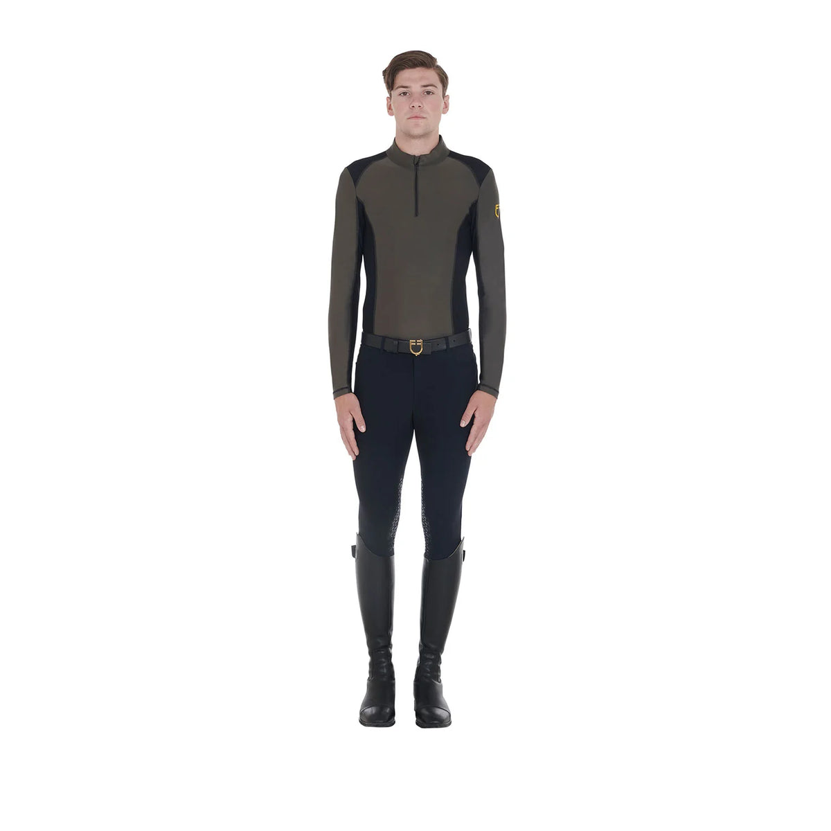 Equestro Men's Technical Training Polo
