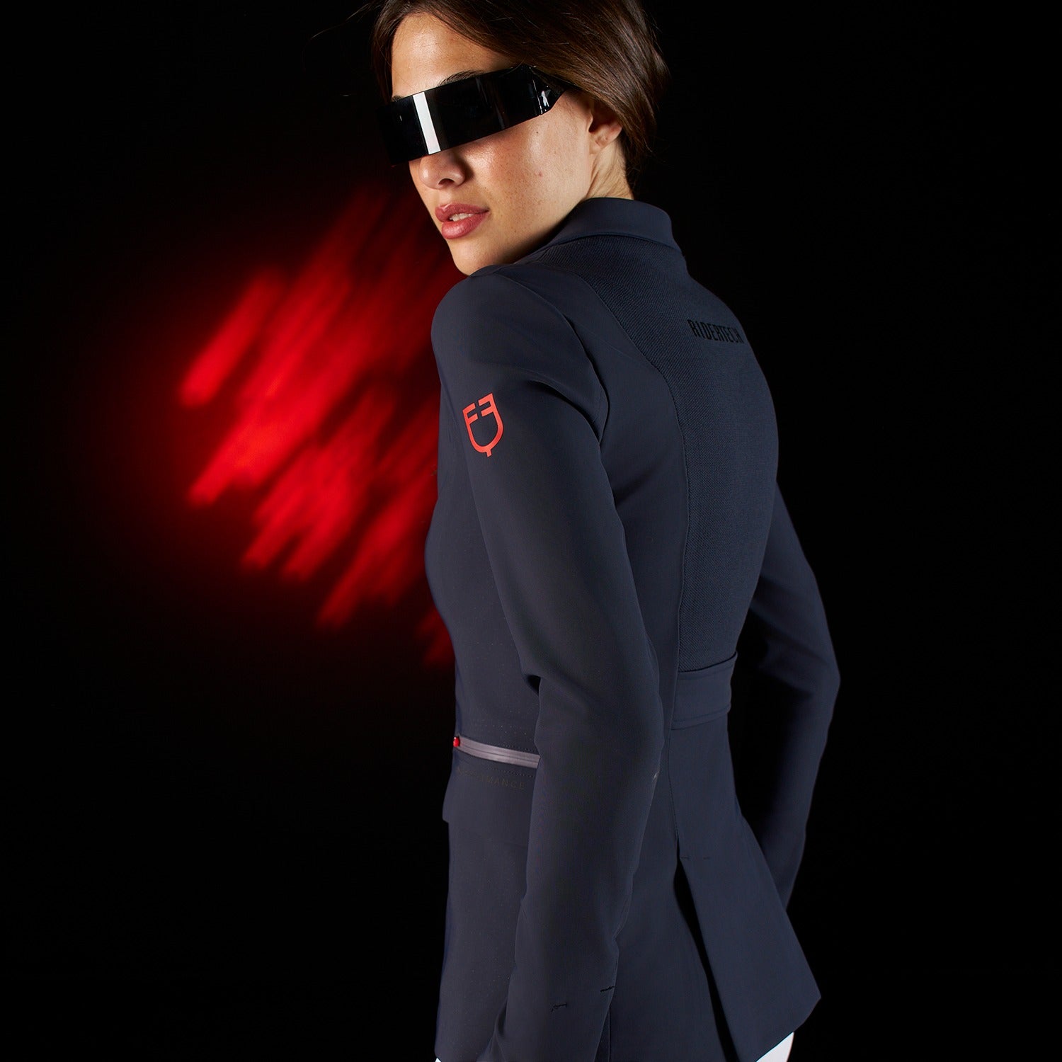 Equestro Women's Competition Jacket With Heat-sealed Seams