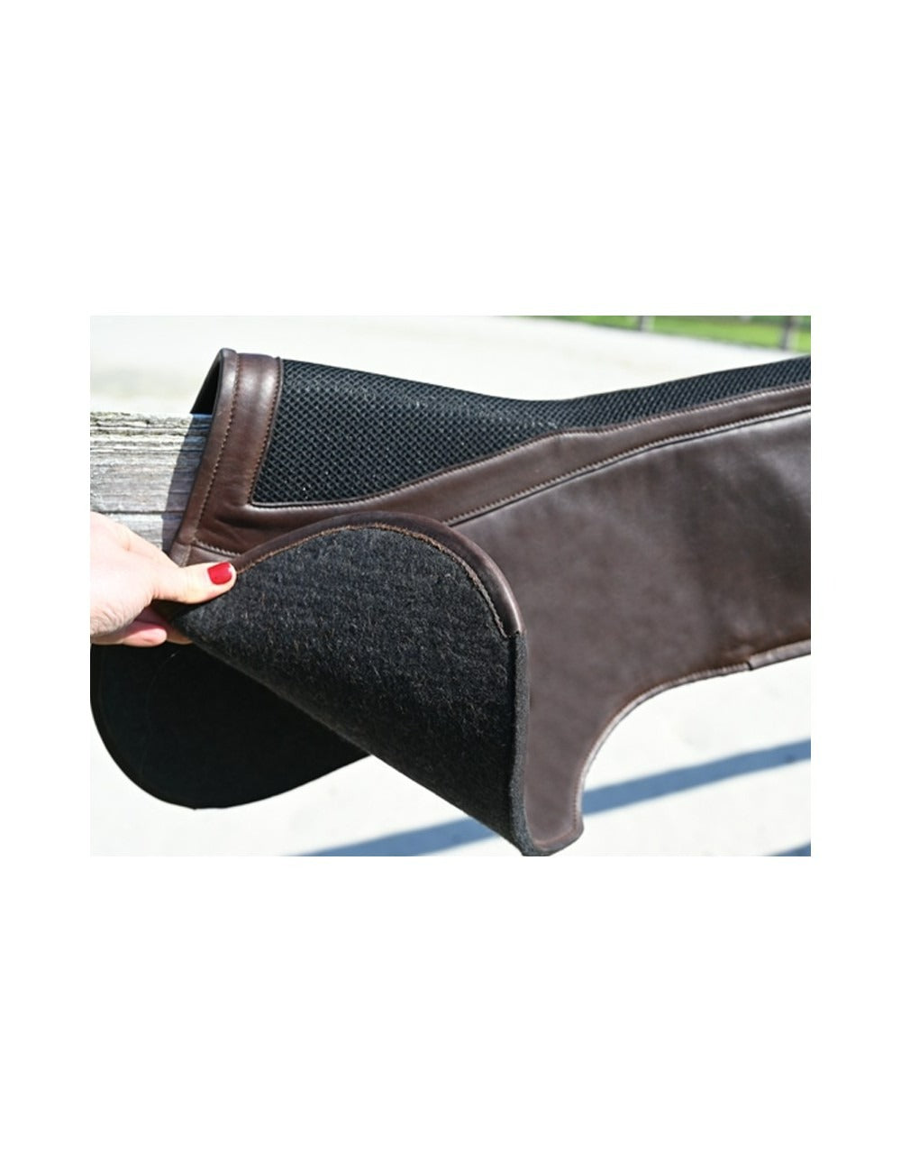 Jumpin Anatomical Felt and Leather Pad