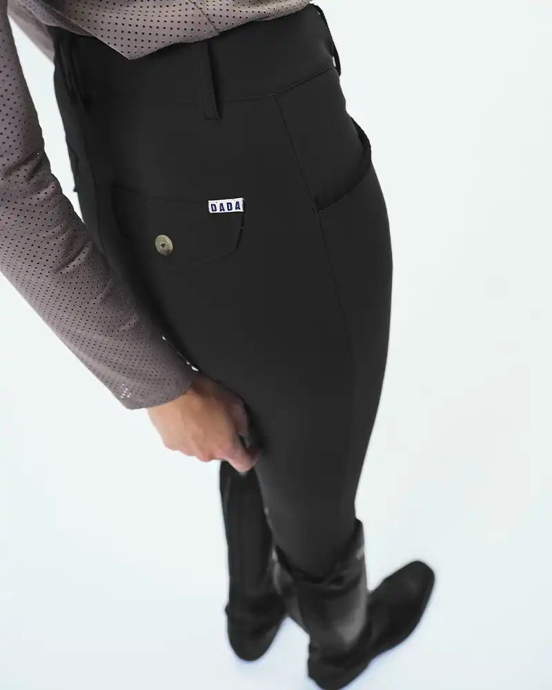 DADA Sport Giovani Grip Breeches - Black