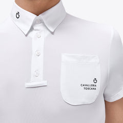 CT Tech Piquet S/S Competition Button Polo with Pocket