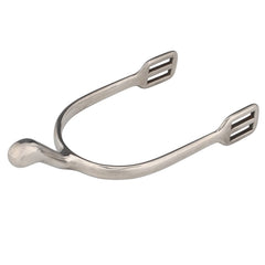 Swan Neck Dressage Spurs w/Plain Knob