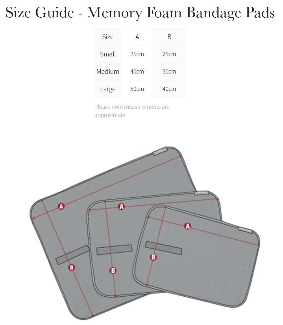 Lemieux Memory Foam Bandage Pads
