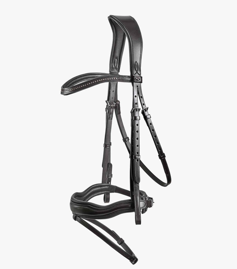 PEI Stellazio Anatomic Snaffle Bridle with Flash