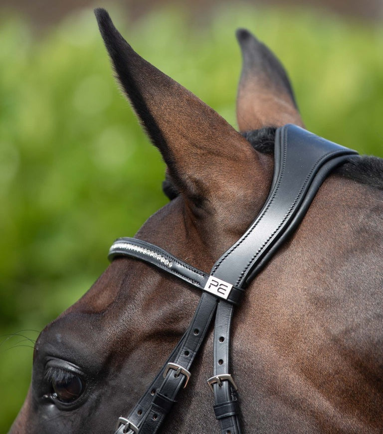 PEI Stellazio Anatomic Snaffle Bridle with Flash