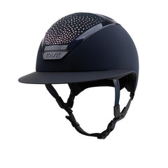 KASK Star Lady Chrome Navy-Navy Crystals Waterfence Vintage Rose Mix