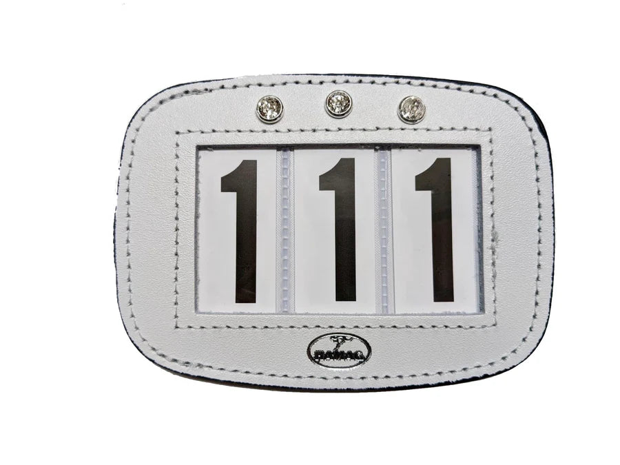 Hamag Leather Saddle Cloth Number Holders (Pair)