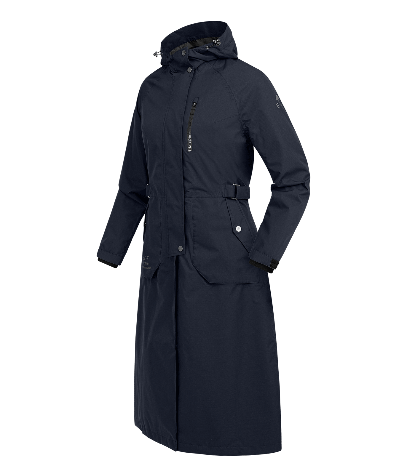 ELT Fehmarn Long Riding Raincoat Night Blue