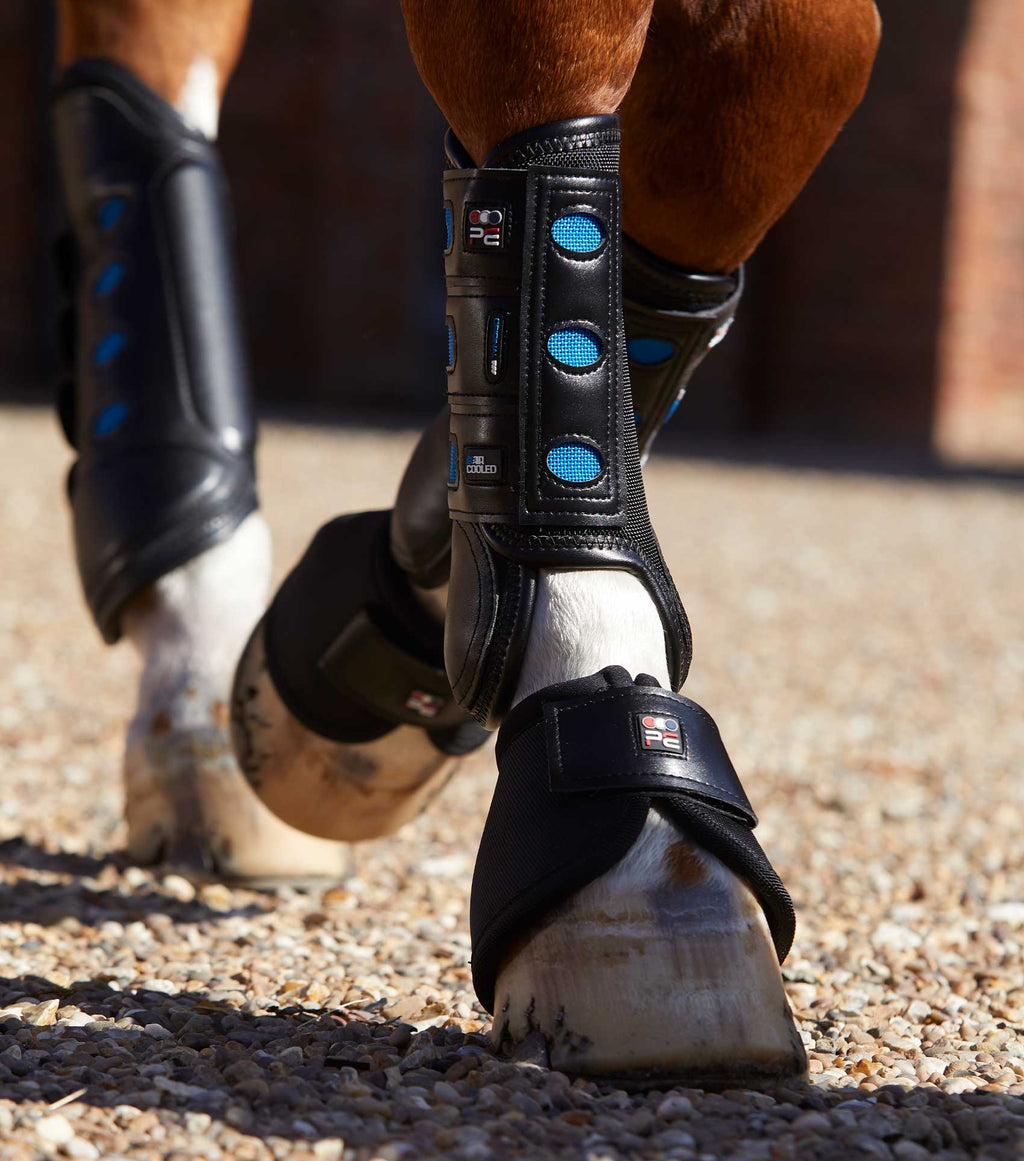 PEI Air Cooled Original Eventing Boots Black Front