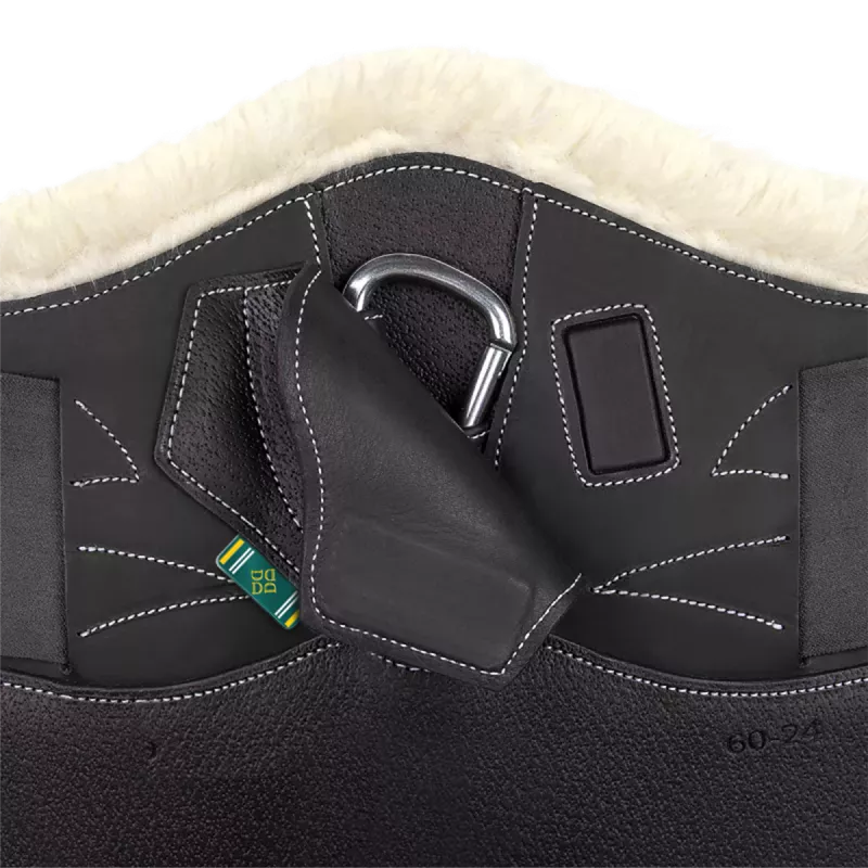 Devoucoux Chiberta Belly Guard Girth with Artificial Sheepskin