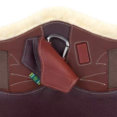 Devoucoux Chiberta Belly Guard Girth with Artificial Sheepskin