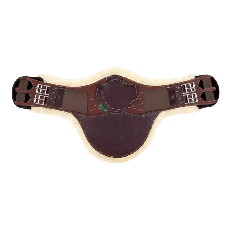 Devoucoux Chiberta Belly Guard Girth with Artificial Sheepskin