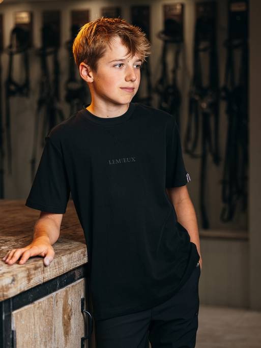 LeMieux LeMieux Young Rider Boys T-Shirt Black