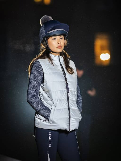 LeMieux Lucille Reversible Reflective Gilet Navy