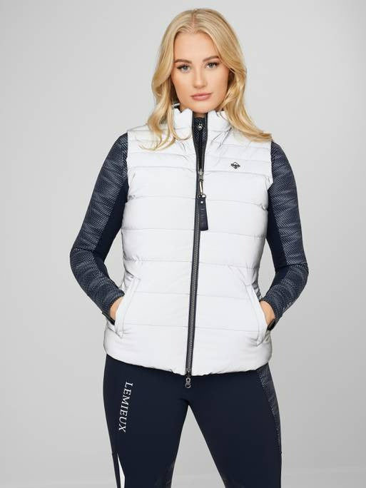 LeMieux Lucille Reversible Reflective Gilet Navy