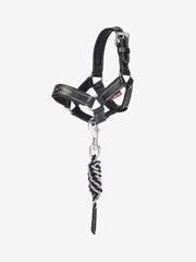 LeMieux Toy Pony Leather Headcollar & Leadrope Black