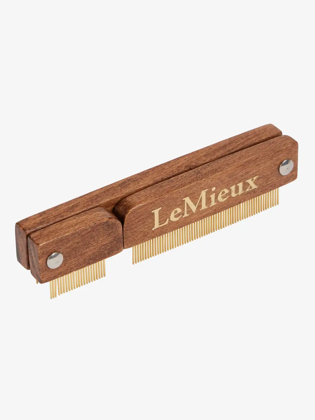 LeMieux Artisan Quarter Mark Comb Brown