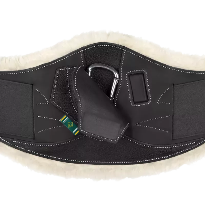 Devoucoux Makila girth with artificial sheepskin lining