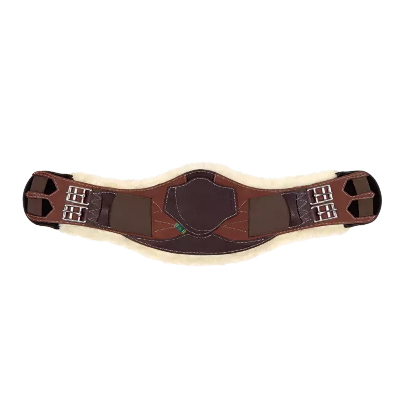Devoucoux Makila girth with artificial sheepskin lining