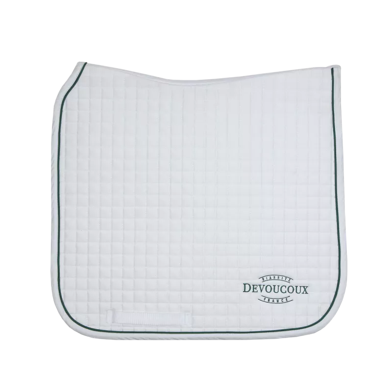 DEVOUCOUX Makila white saddle pad