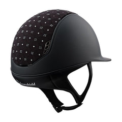 Samshield Custom Shadow 2.0 Black Shadowmatt Royal Flower Swarovski Top Matt Black Trim & Black Chrome Blazon