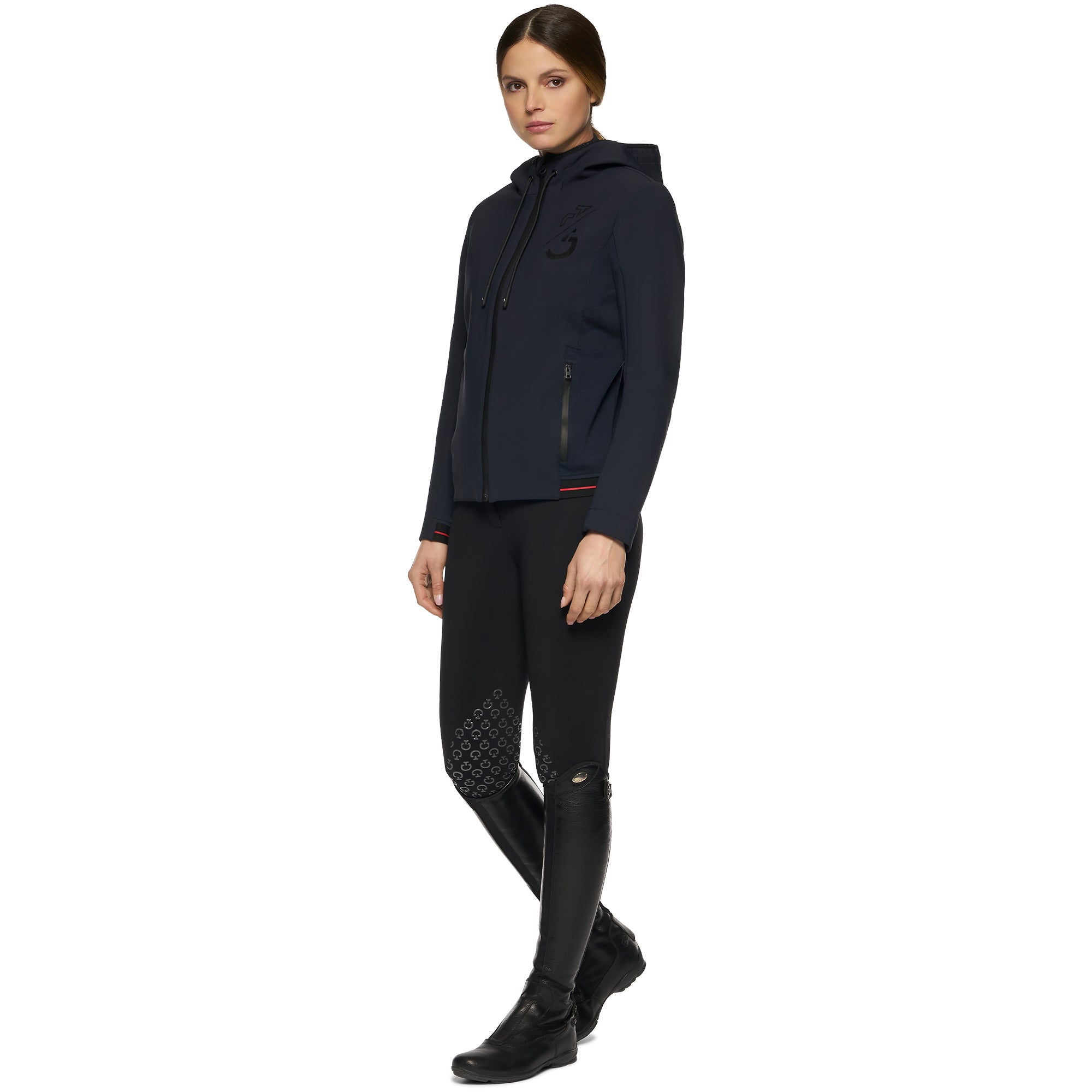 CT Team Hooded Softshell Zip Jacket Navy