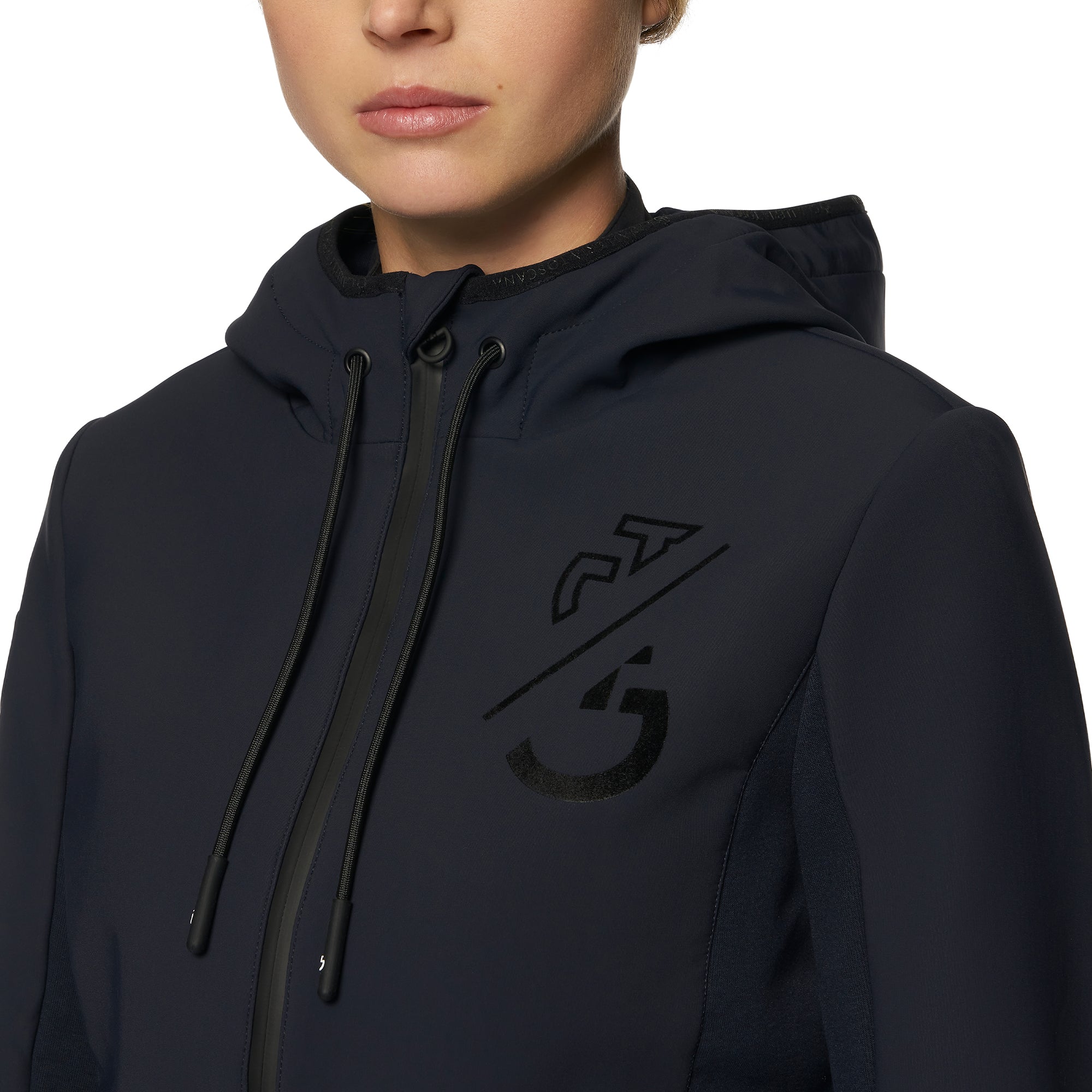 CT Team Hooded Softshell Zip Jacket Navy