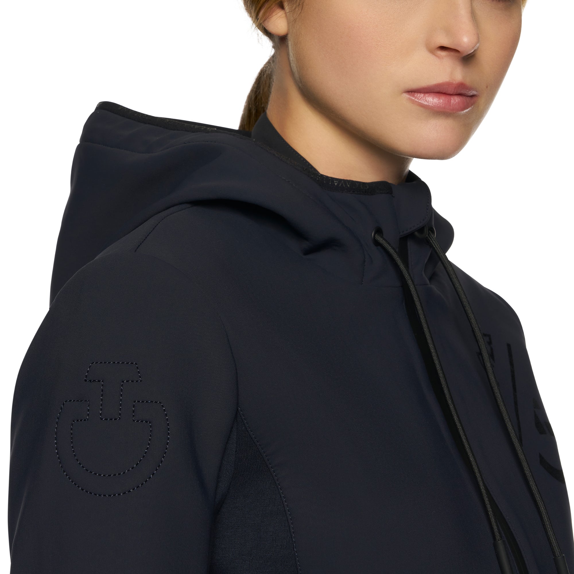 CT Team Hooded Softshell Zip Jacket Navy