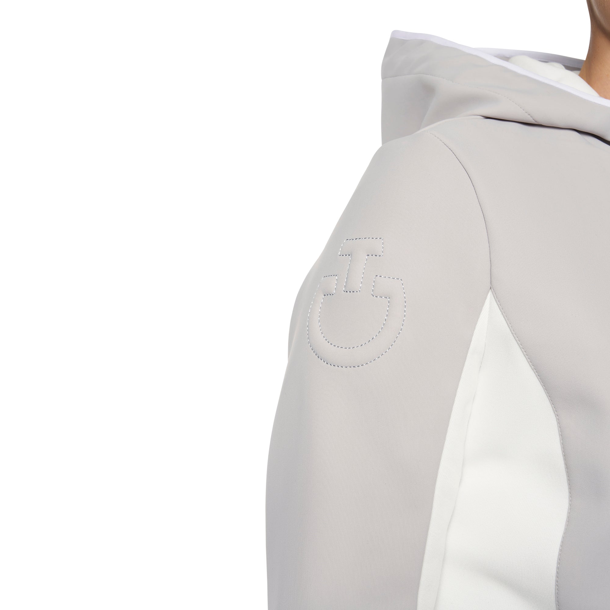 CT Team Hooded Softshell Zip Jacket Light Grey