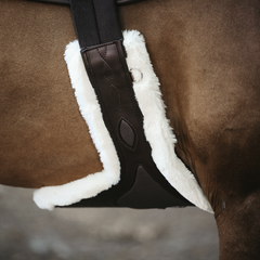 Kentucky Horsewear Sheepskin Stud Girth Special Brown