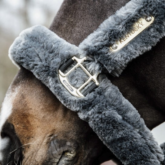 Kentucky Horsewear Sheepskin Shipping Halter