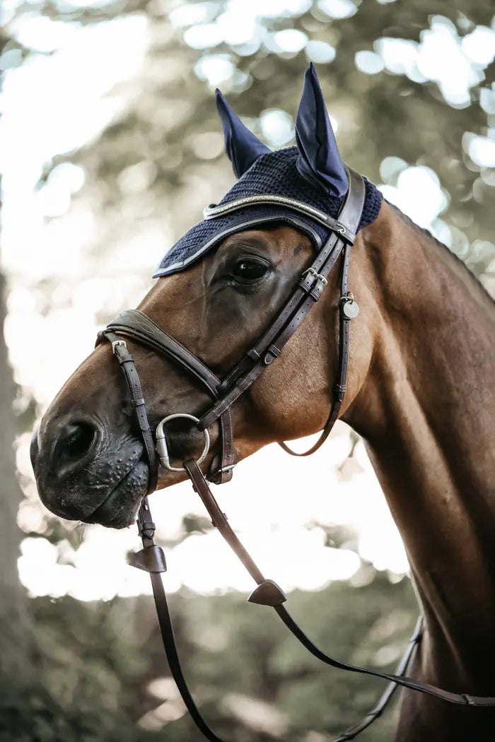 Kentucky Horsewear Fly Veil Wellington Leather Pony