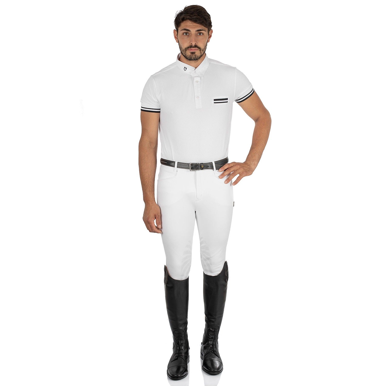 Equestro Men's Hermes Slim Fit Breeches
