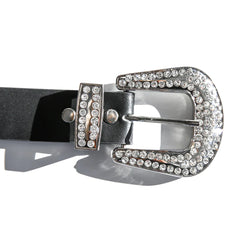 Queen Equestrian Silver Sparkle Belt