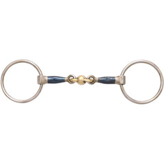 Blue Alloy Loose Ring Training Snaffle