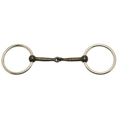 STC Sweet Mouth Loose Ring Snaffle Bit w/Copper Inlaid Mouth