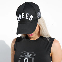 Queen Equestrian Black Queen Cap