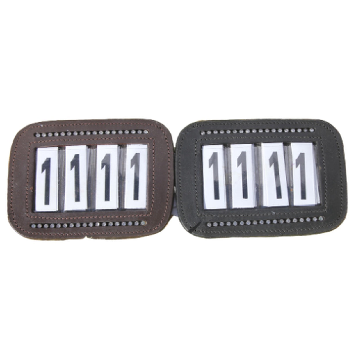 Double Row Diamante Saddle Pad Number Holder