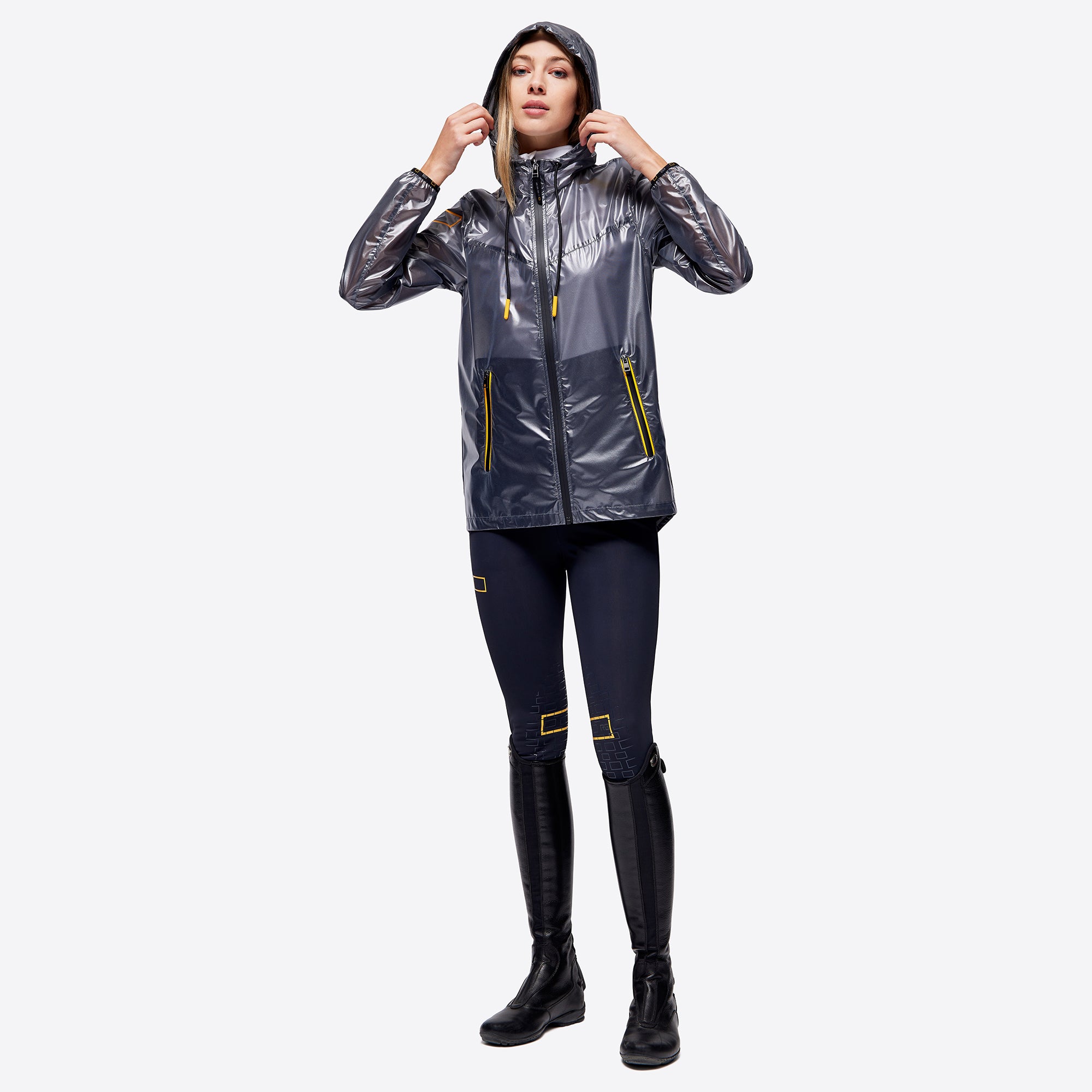 RG Unisex Waterproof Nylon Hooded Jacket