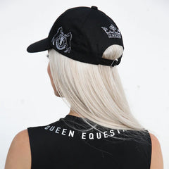 Queen Equestrian Black Queen Cap