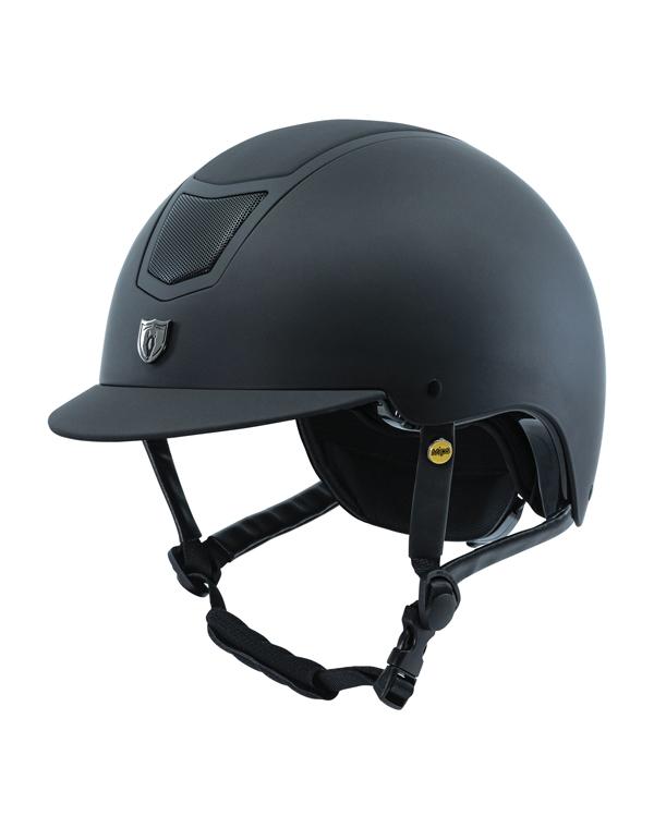 Devon with MIPS® Helmet - Matte Black Shell, Ultramatte Top, Matte Black Trim