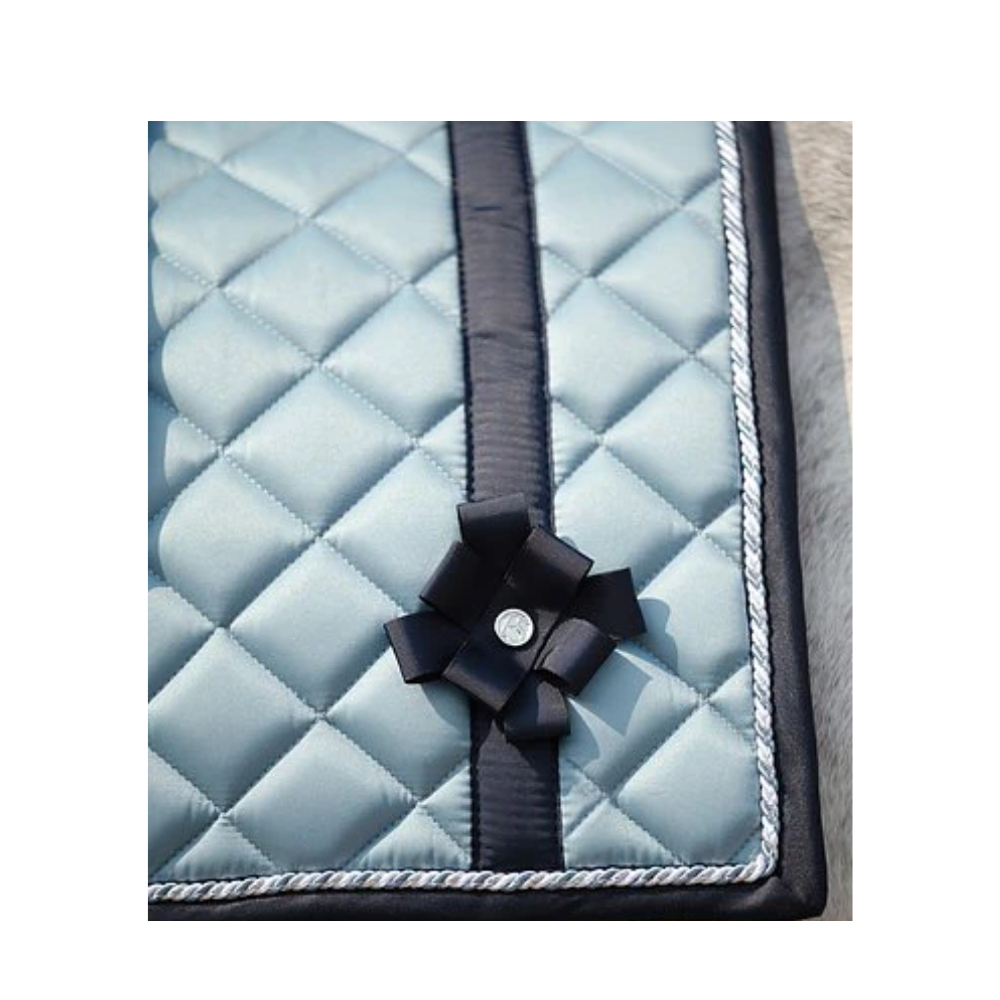 Dressage Saddle Pad Aqua Bow