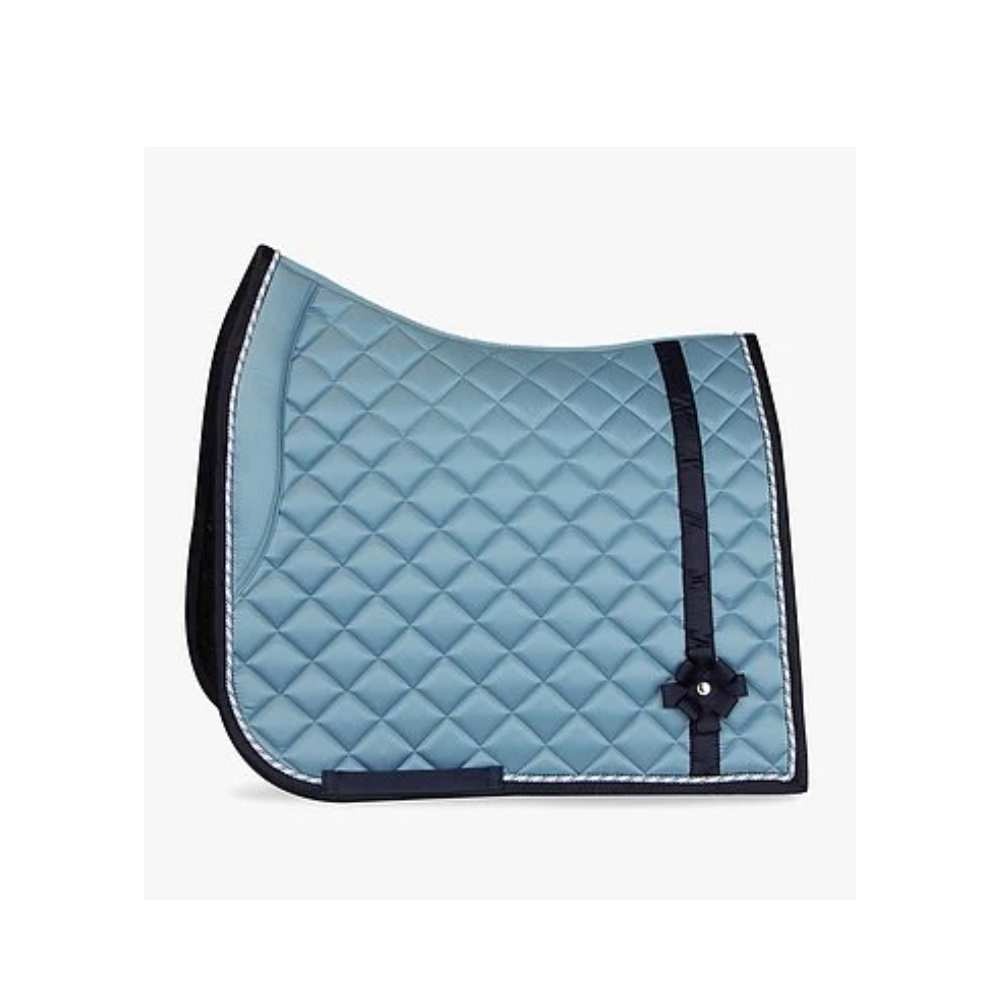 Dressage Saddle Pad Aqua Bow