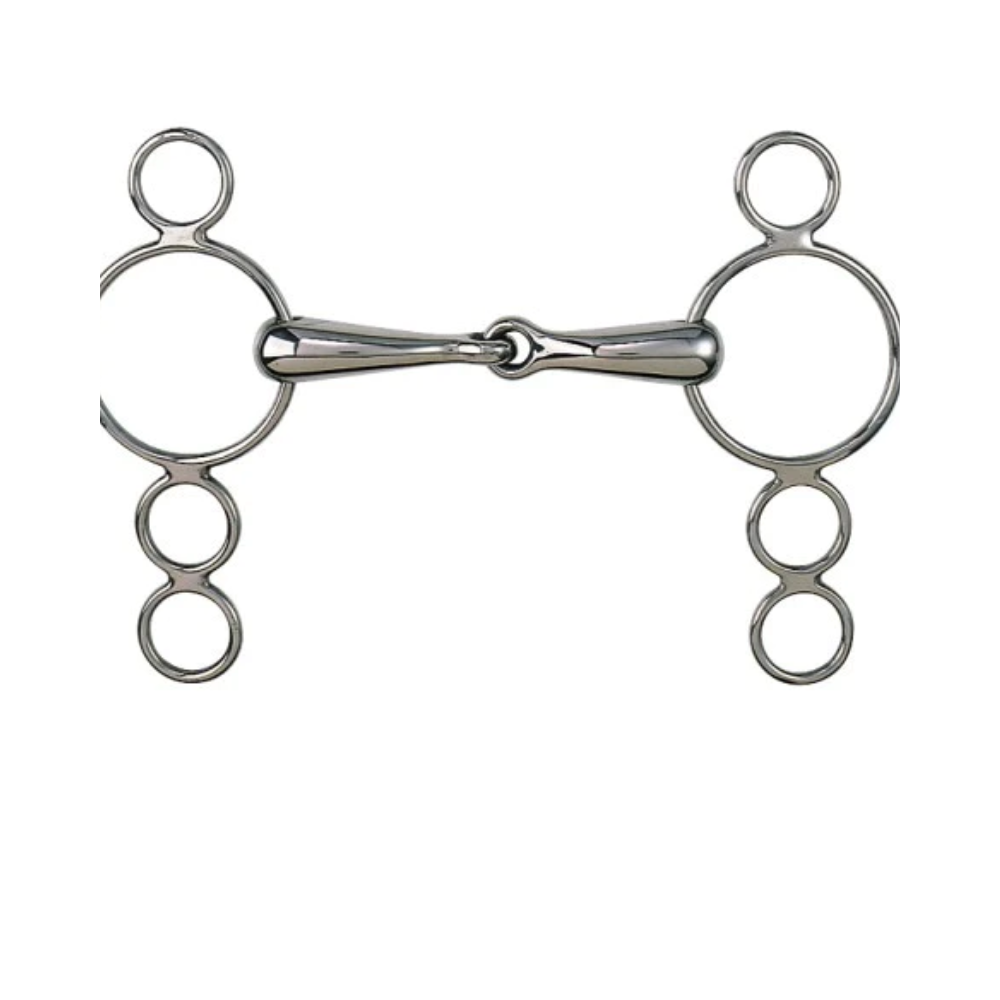 Dutch Gag Snaffle W/ Four Rings