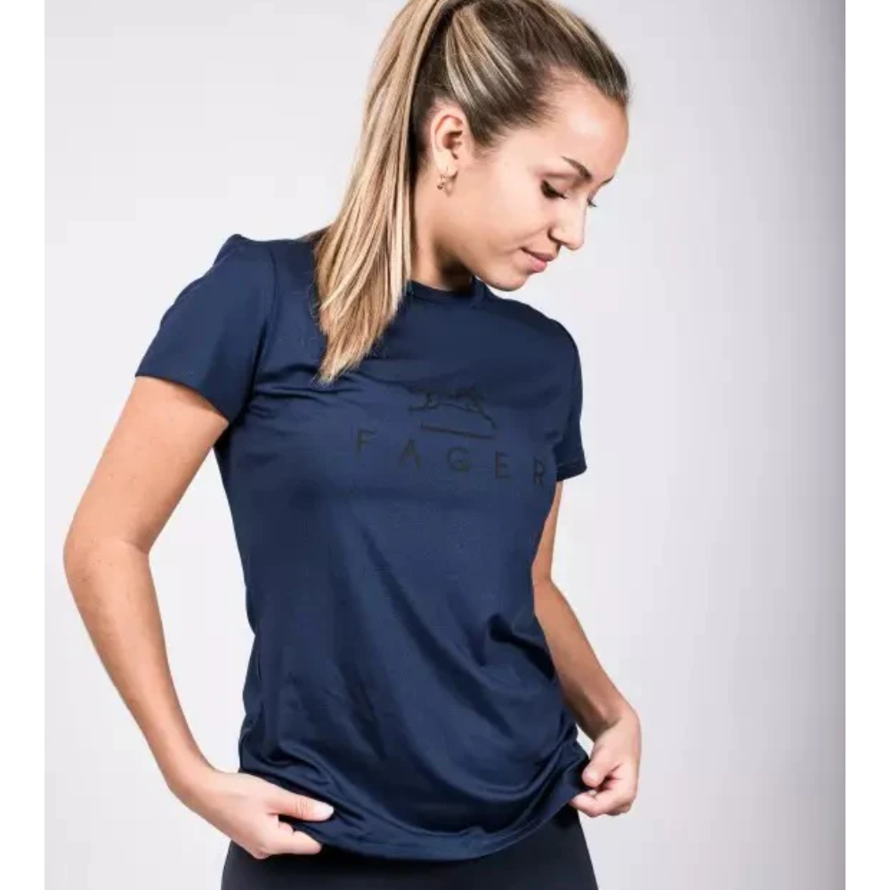 Fager Fia Short Sleeve T-Shirt Navy