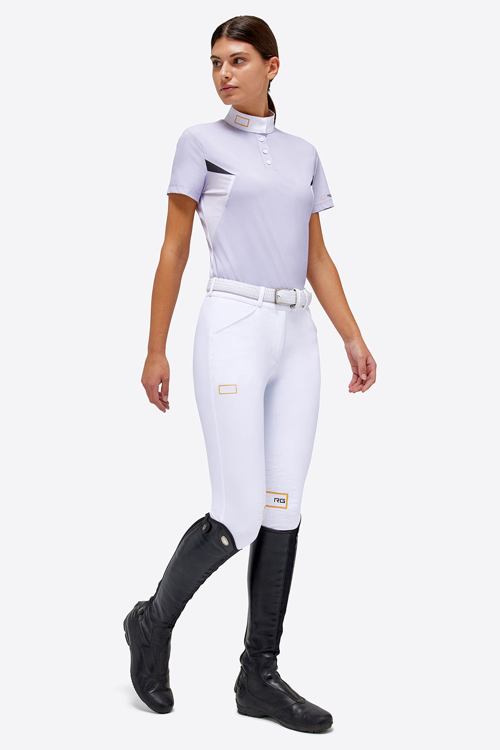 RG Women's Jersey S/S Button Competition Polo